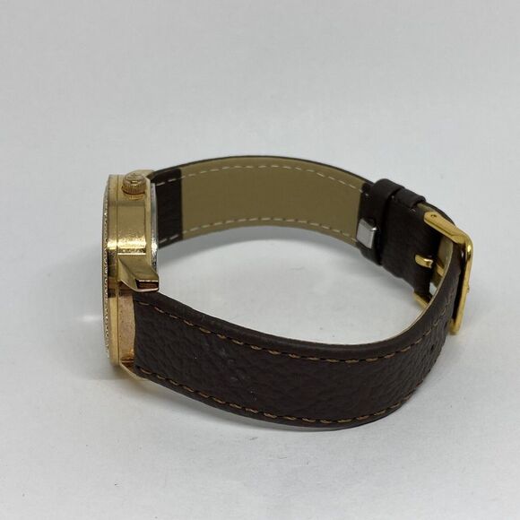 Michael Kors Lady Nini MK3183 Women Brown Leather Analog Dial Quartz Watch EY662 - Picture 9 of 12